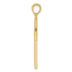 14K Polished Cross Pendant