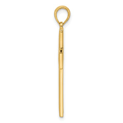 14K Polished Cross Pendant