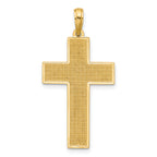 14K Polished Cross Pendant