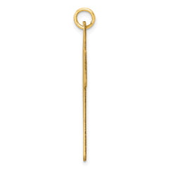 14k Polished Cross Charm