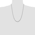 14k WG 3.5mm Solid Miami Cuban Chain