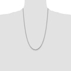 14k WG 3.5mm Solid Miami Cuban Chain