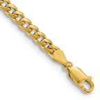 14K Yellow Gold Solid Cuban Chain Necklace 4.25mm