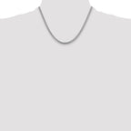 14k WG 4.25mm Solid Miami Cuban Chain