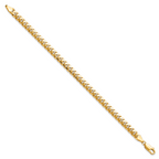14K Yellow Gold Solid Cuban Chain Necklace 5mm