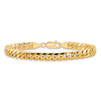 14K Yellow Gold Solid Cuban Chain Necklace 5mm