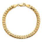 14K Yellow Gold Solid Cuban Chain Necklace 5mm