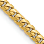 5.0mm 14K Yellow Gold Solid Miami Cuban Link Chain - Sophia Jewelers