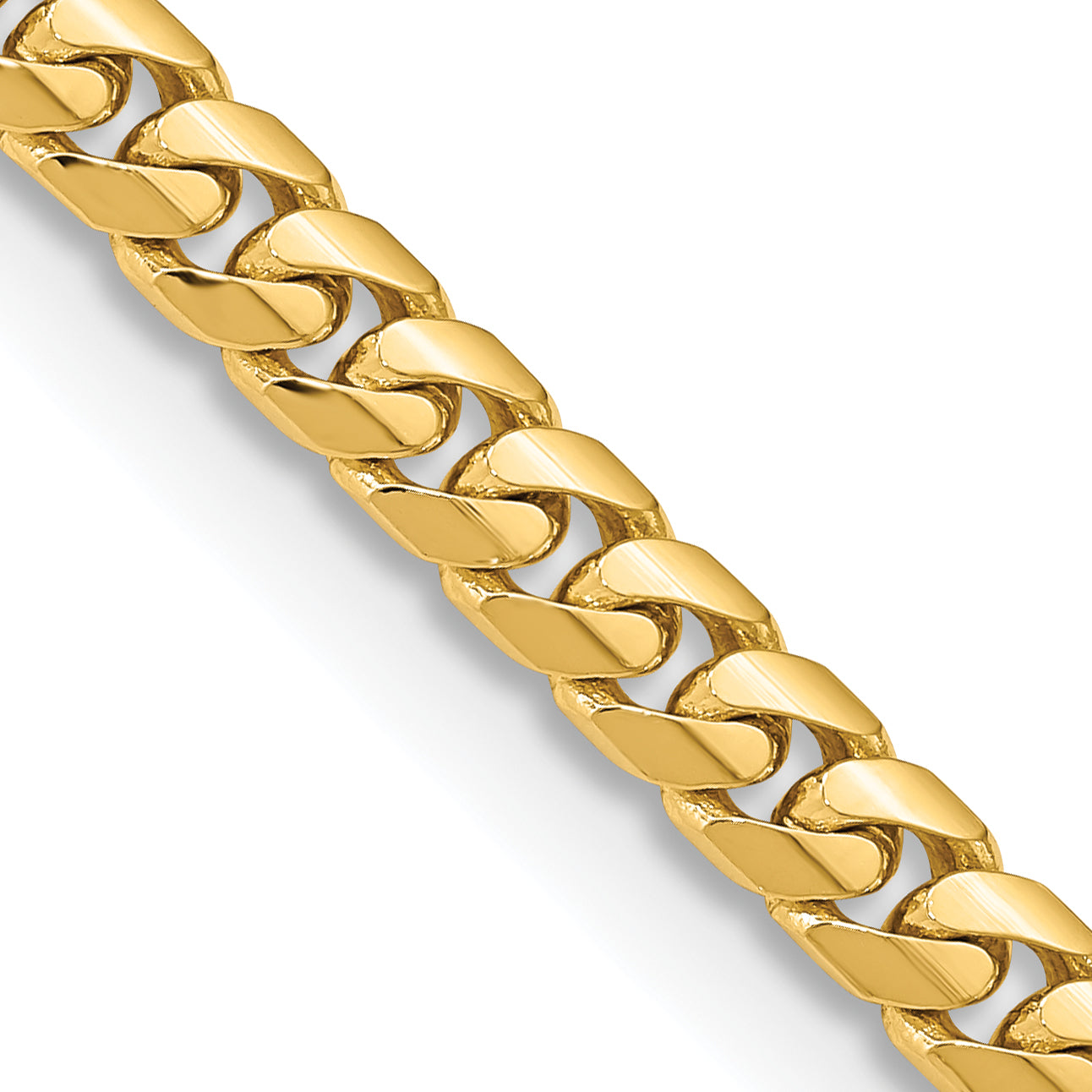 Miami Cuban Link Bracelet in 14K Yellow Gold, 5.5mm Secondary image