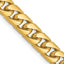 6.25mm 14K Yellow Gold Solid Miami Cuban Link Chain - Sophia Jewelers