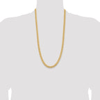 6.75mm 14K Yellow Gold Solid Miami Cuban Link Chain - Sophia Jewelers