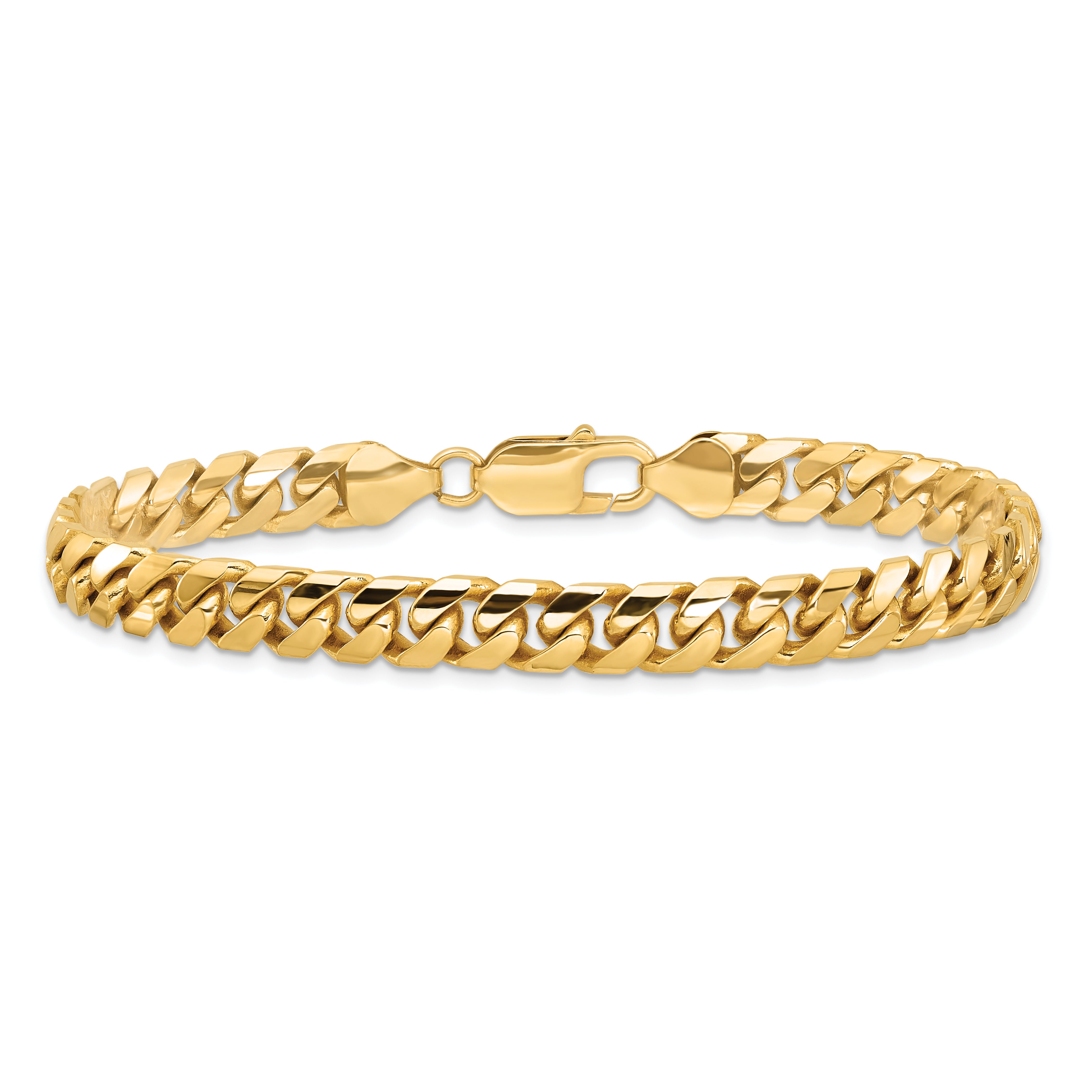 14k 6.75mm Solid Miami Cuban Chain