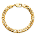 14k 8mm Solid Miami Cuban Chain