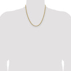 14K Yellow Gold Diamond-Cut Rope Chain Necklace 3.5mm - Sophia Jewelers