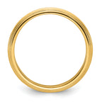 5.0mm 14K Yellow Gold Double Milgrain Comfort Fit Wedding Band - Sophia Jewelers