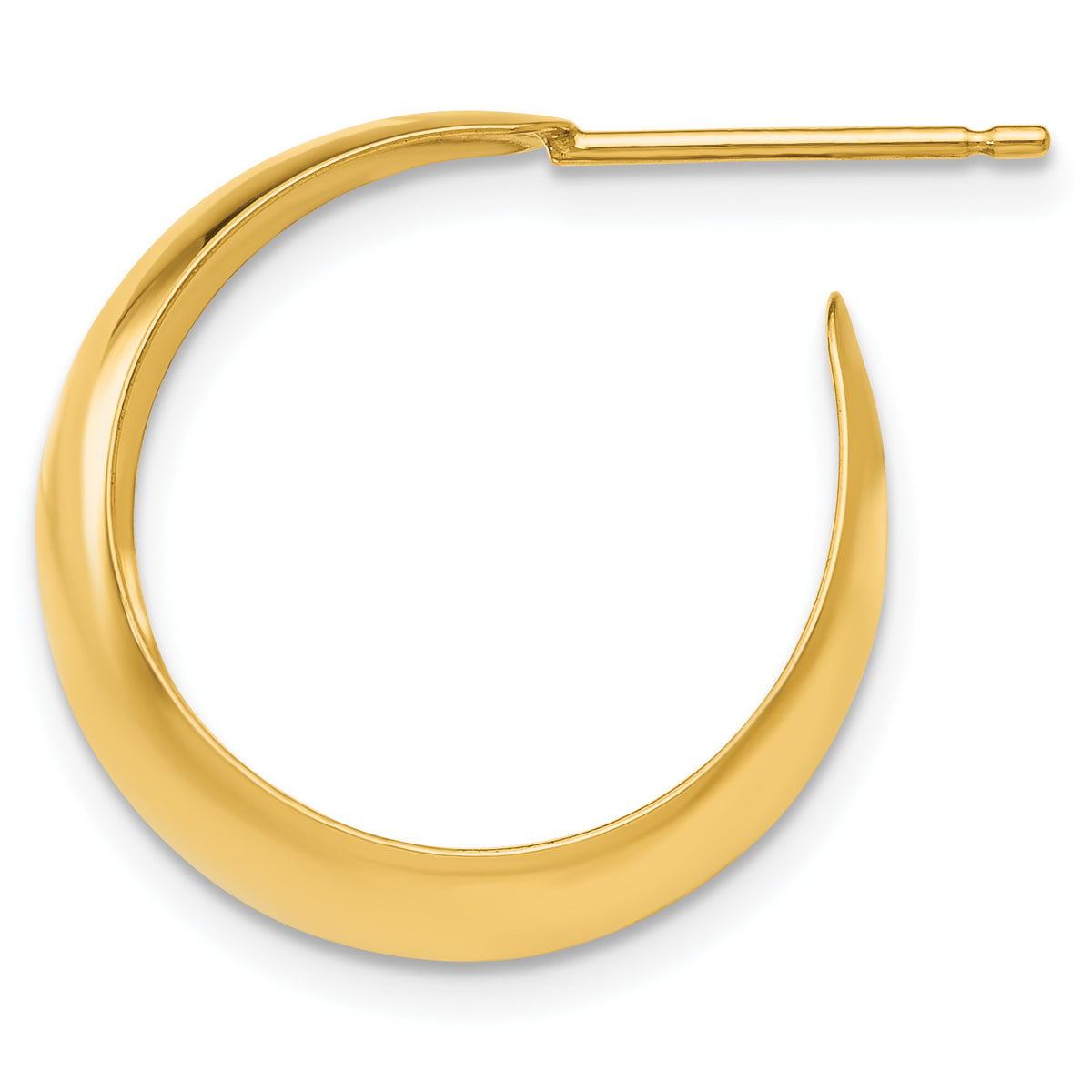 Small Hoop Earrings in 14K Yellow Gold, 19mm - Sophia Jewelers