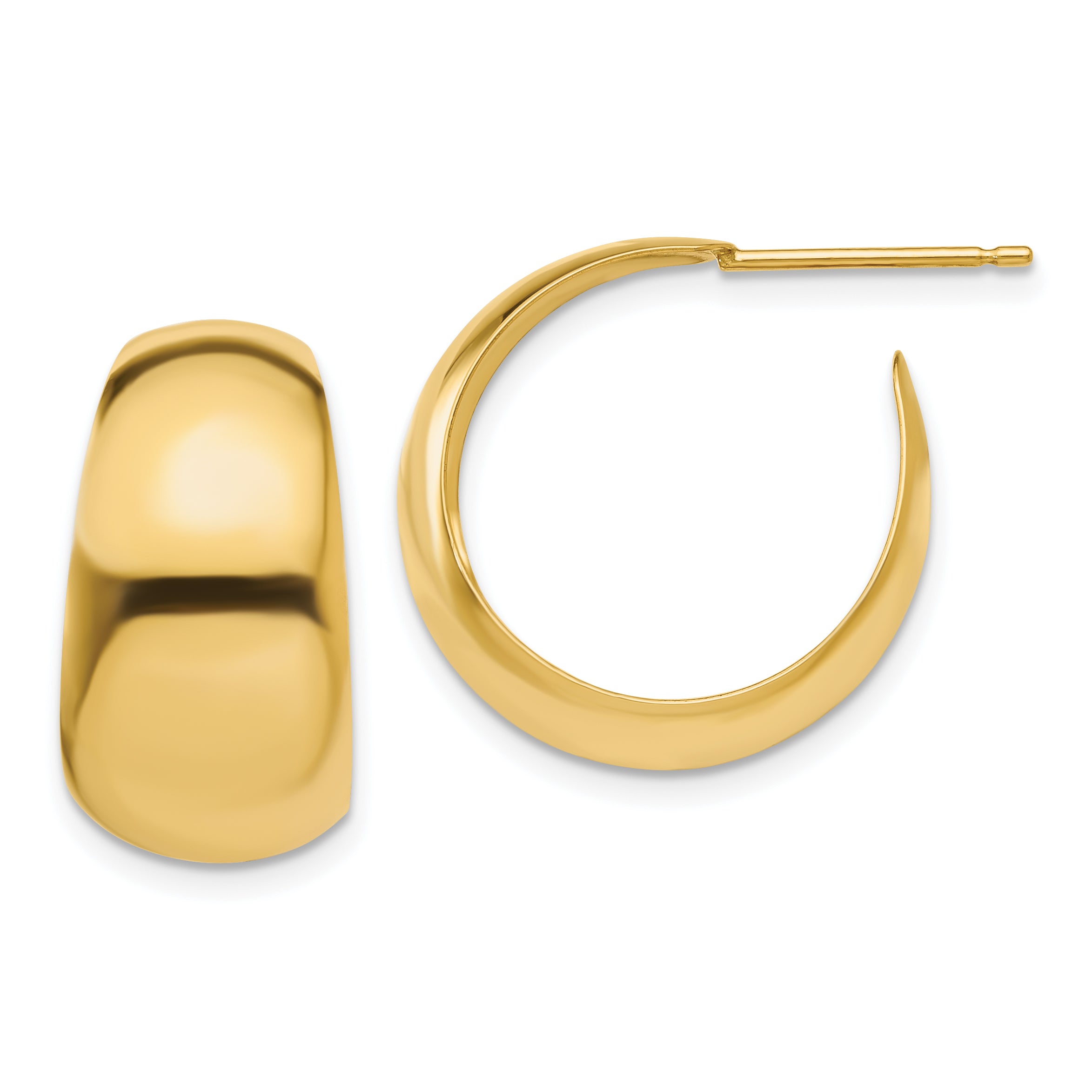 14k Small Hoop Earrings Main image
