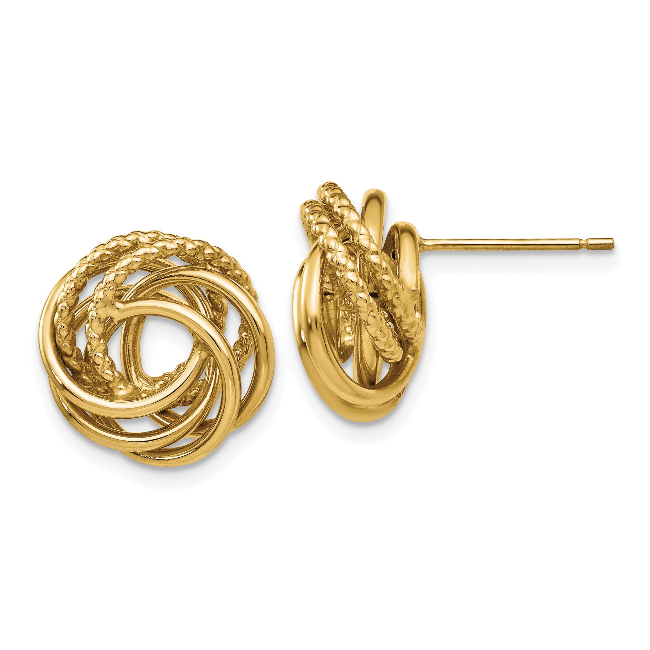 14k Love Knot Earrings Main image
