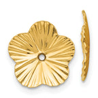 14k Polished Fancy Earring Jackets