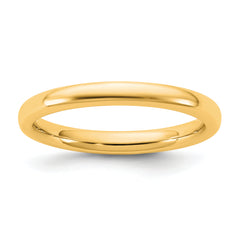 14KY 2.5mm European Comfort Fit Band Size 14