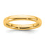 3.0mm 14K Yellow Gold European Comfort Fit Wedding Band - Sophia Jewelers