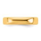 4.5mm 14K Yellow Gold European Comfort Fit Wedding Band - Sophia Jewelers