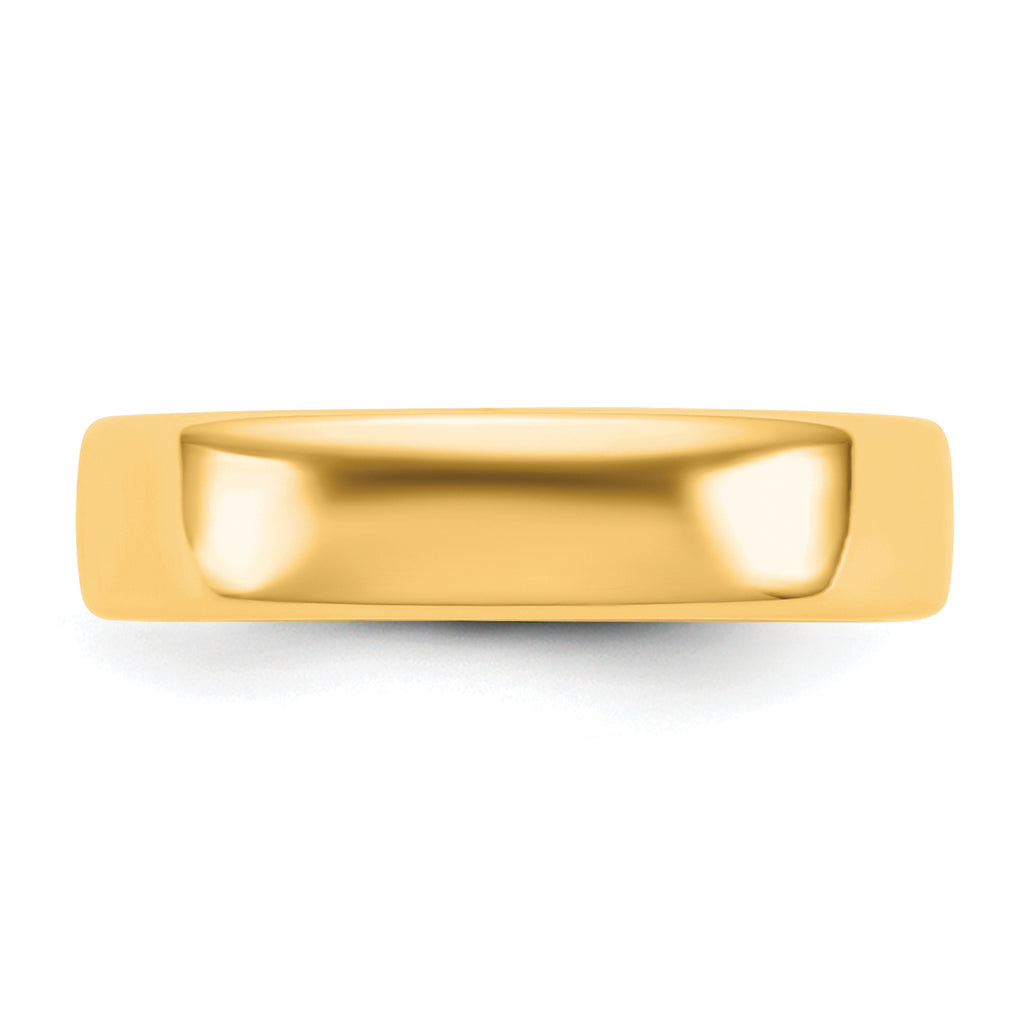 5.0mm 14K Yellow Gold European Comfort Fit Wedding Band - Sophia Jewelers
