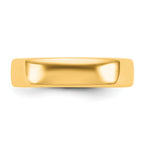 5.0mm 14K Yellow Gold European Comfort Fit Wedding Band - Sophia Jewelers