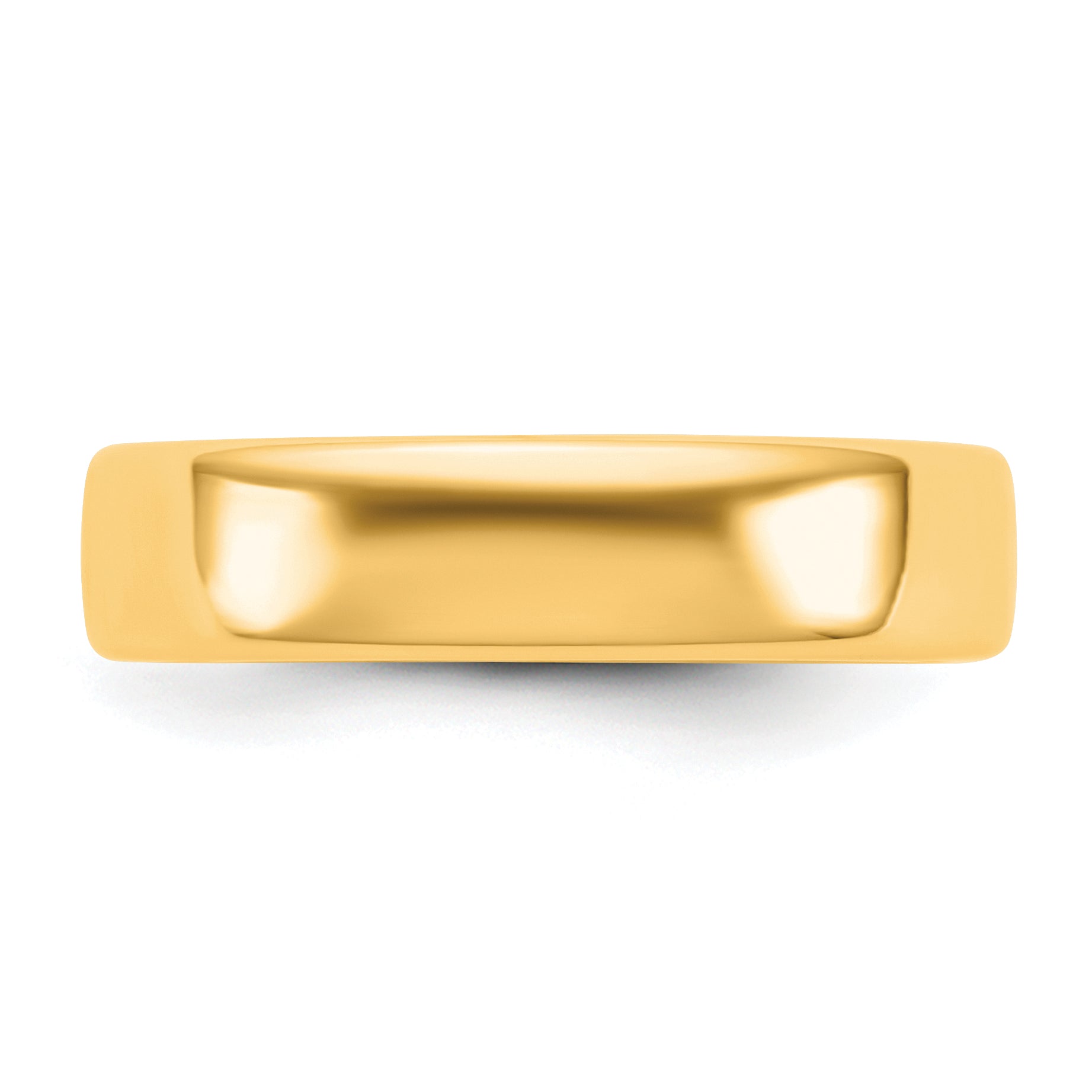 5.0mm 14K Yellow Gold European Comfort Fit Wedding Band - Sophia Jewelers