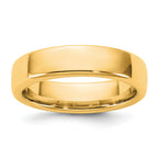 5.0mm 14K Yellow Gold European Comfort Fit Wedding Band - Sophia Jewelers