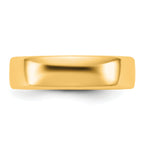 5.5mm 14K Yellow Gold European Comfort Fit Wedding Band - Sophia Jewelers