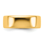 7.0mm 14K Yellow Gold European Comfort Fit Wedding Band - Sophia Jewelers