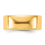8.0mm 14K Yellow Gold European Comfort Fit Wedding Band - Sophia Jewelers