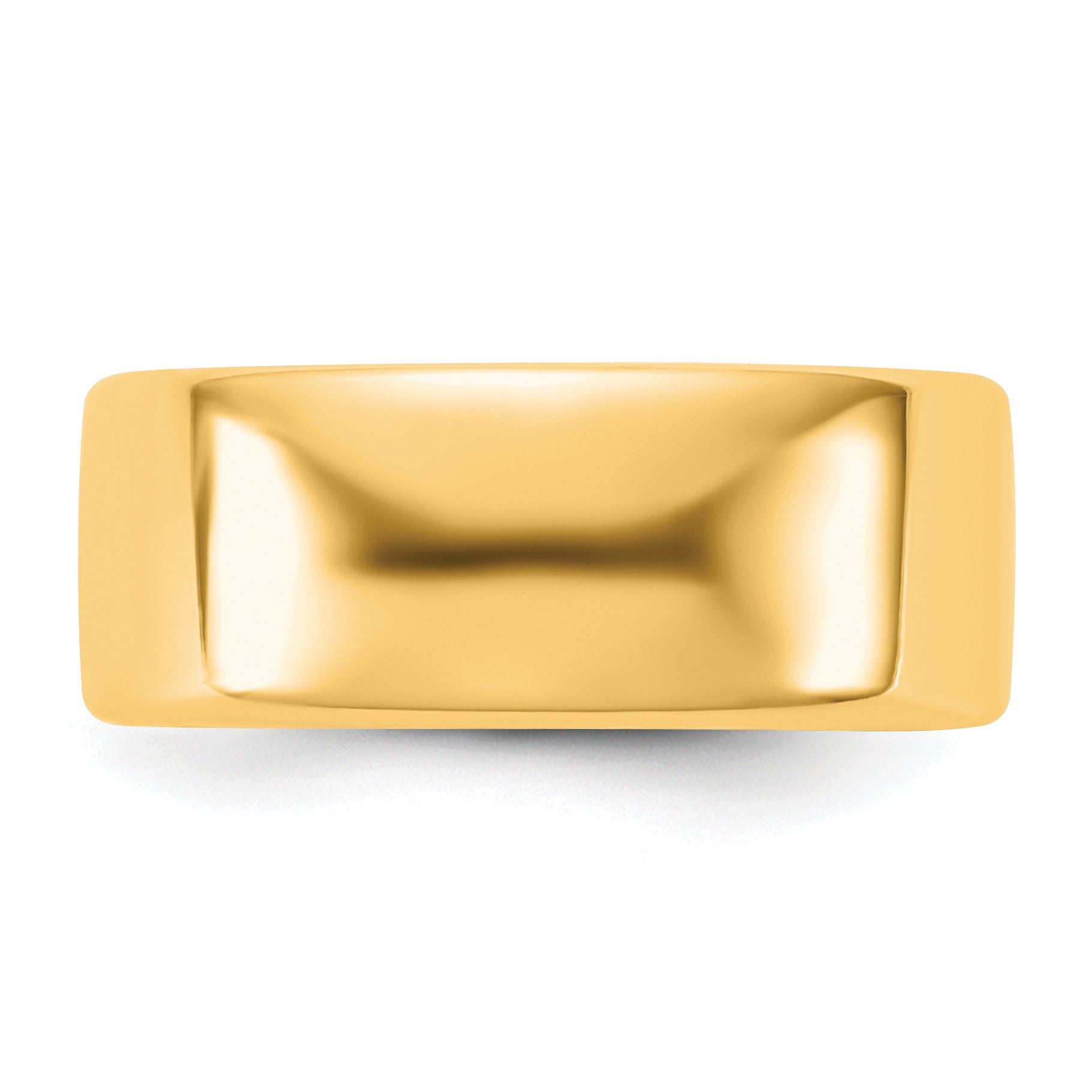 8.0mm 14K Yellow Gold European Comfort Fit Wedding Band - Sophia Jewelers