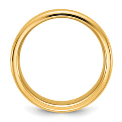 14KY 10mm European Comfort Fit Band Size 9.5