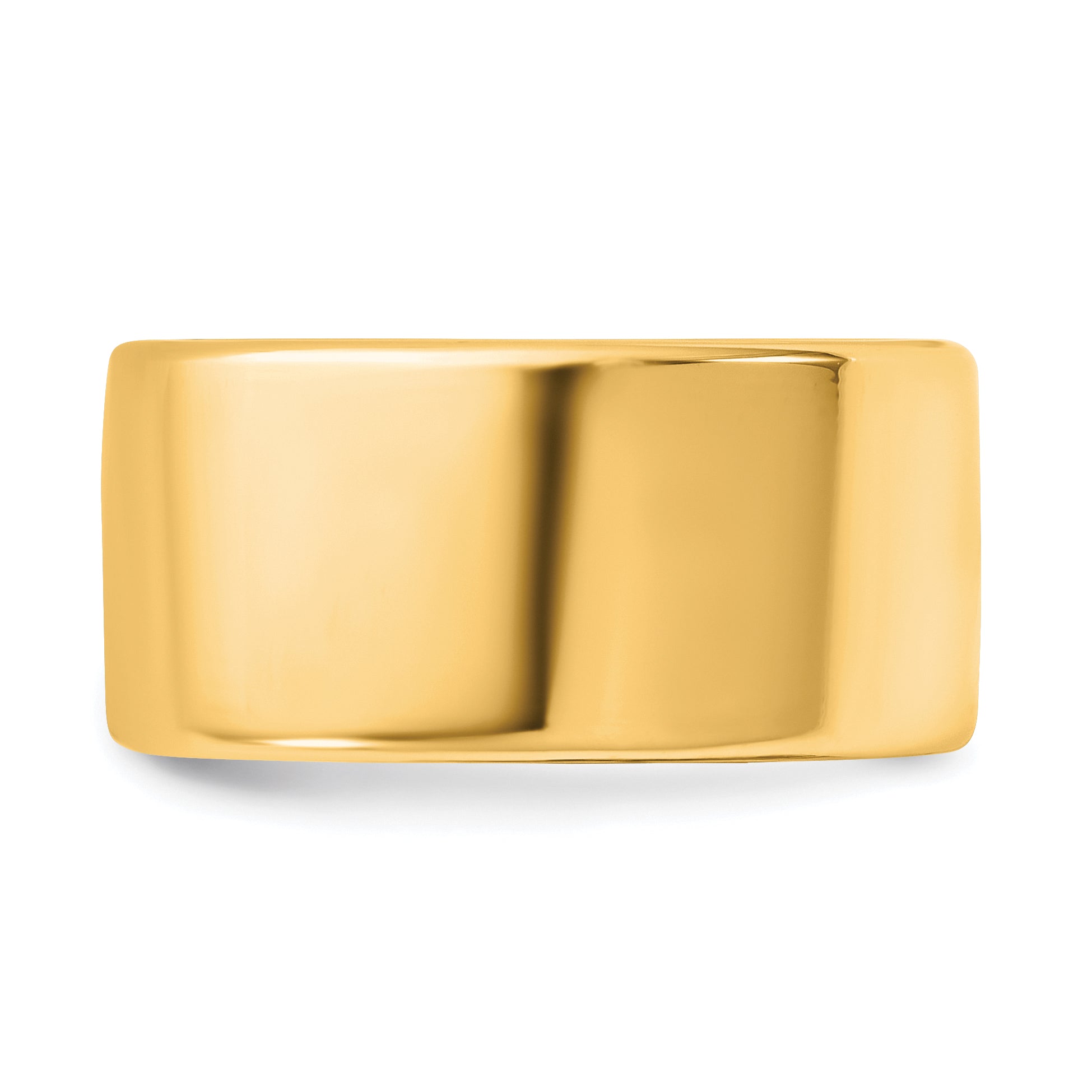 10.0mm 14K Yellow Gold European Comfort Fit Wedding Band Secondary image