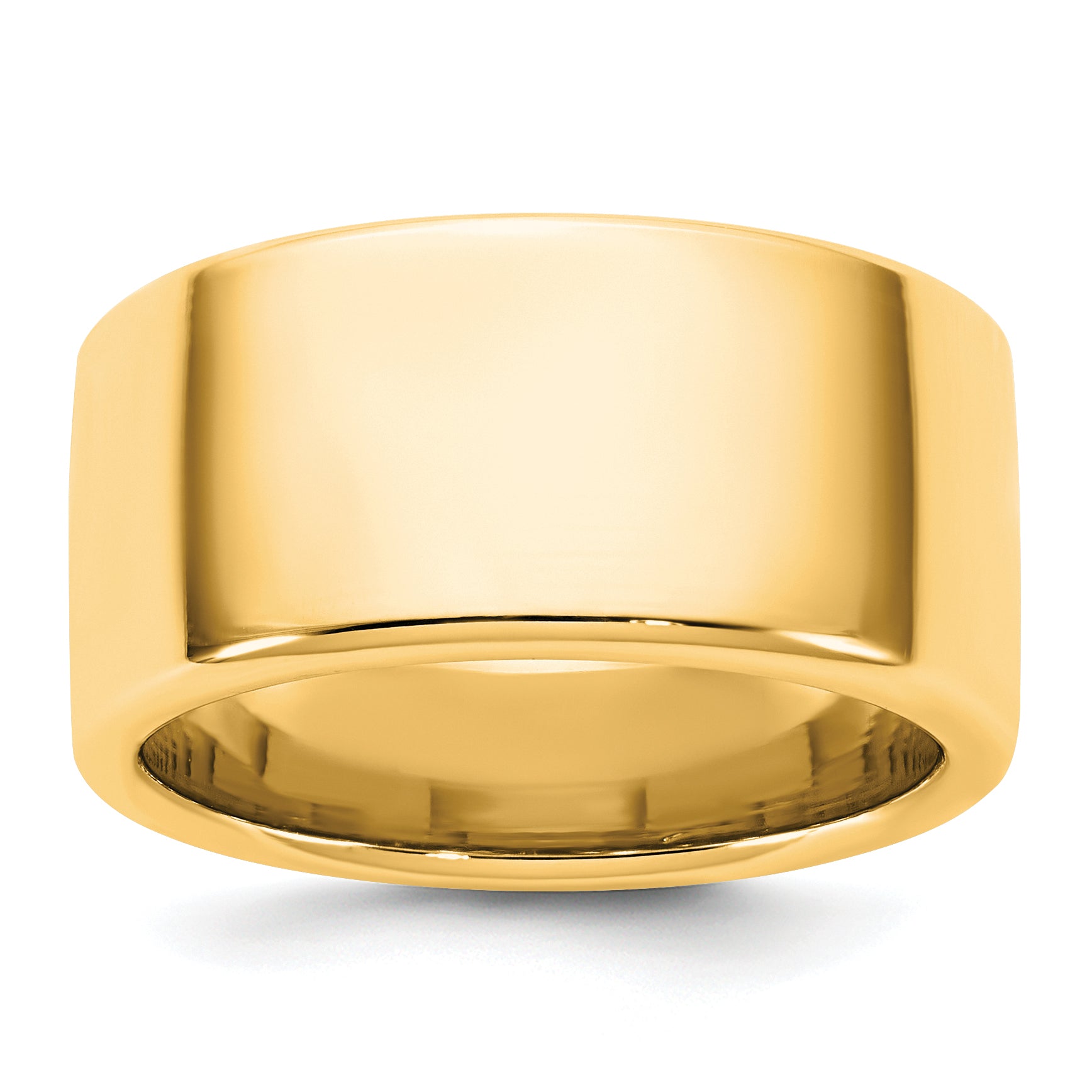10.0mm 14K Yellow Gold European Comfort Fit Wedding Band - Sophia Jewelers