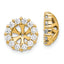 14k 3/4 carat Lab Grown Diamond VS/SI+ G+ for 5.25 mm Earring Jacket