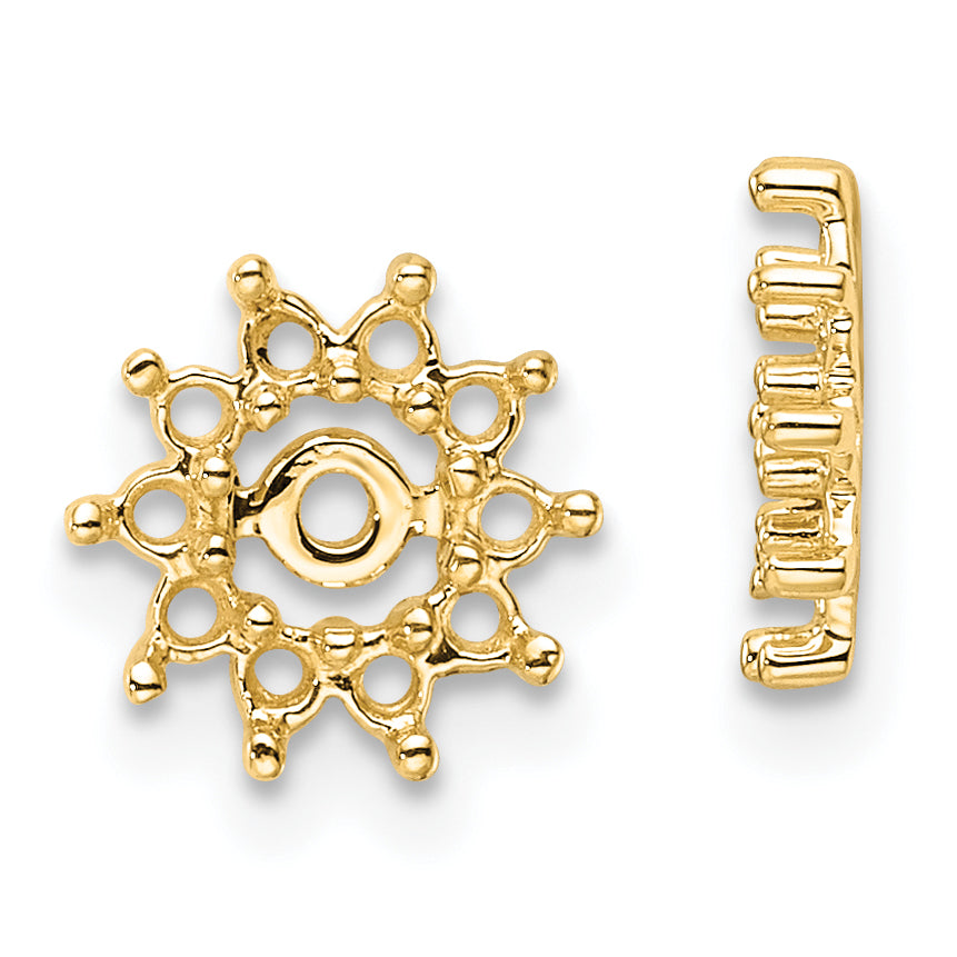 10k Fancy Diamond Earring Jacket Mountings
