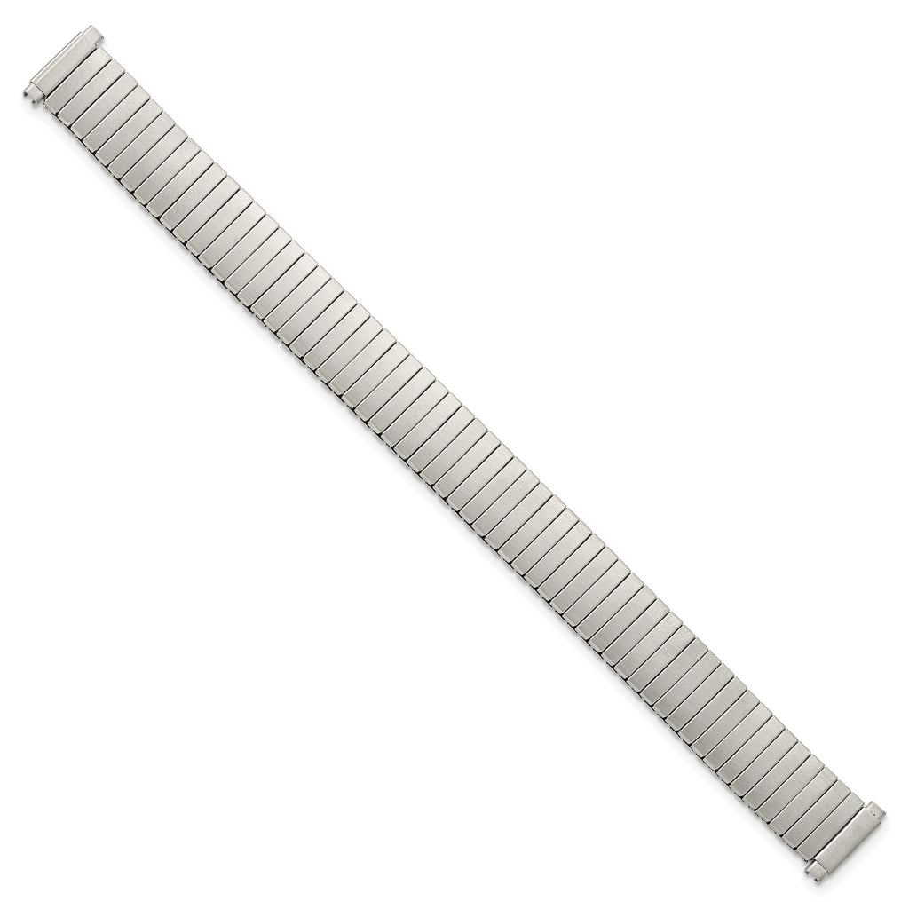 Thin Flexo-Link Watch Band in Silver-Tone Stainless Steel, 11mm - Sophia Jewelers