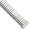 10-13mm Ladies Polished Silver-tone Thin-Flexo Link 5.75 inch Watch Band