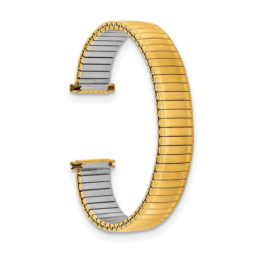 Flexo-Link Watch Band in Gold-Tone Stainless Steel, 12mm - Sophia Jewelers