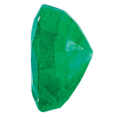 Emerald A Quality 4mm Heart