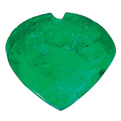 Emerald A Quality 4mm Heart