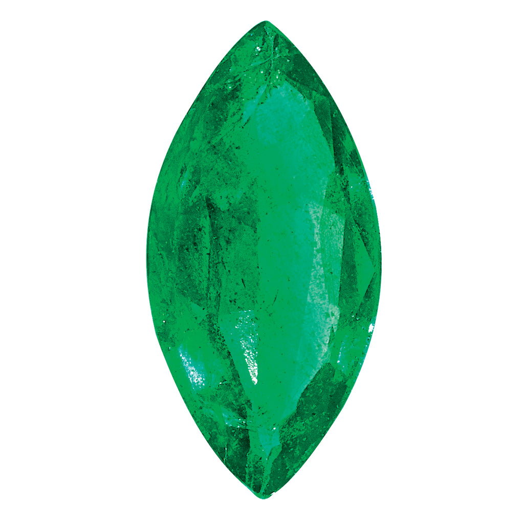 7x3.5mm Marquise Faceted Natural Emerald - A Quality - Sophia Jewelers