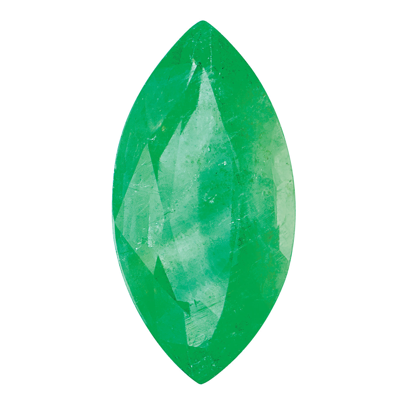 5x2.5mm Marquise Faceted Natural Emerald - C Quality - Sophia Jewelers