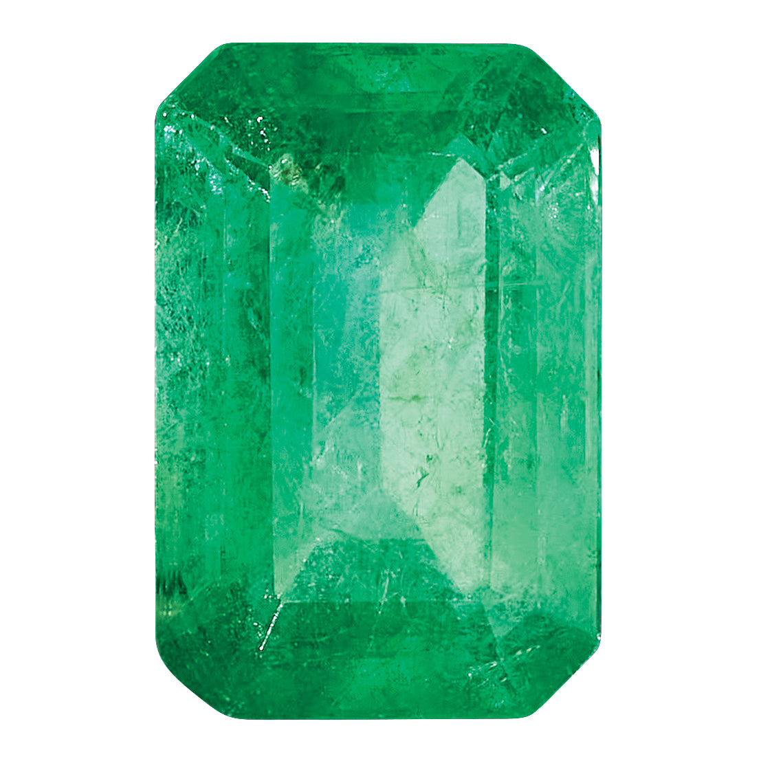 Emerald A Quality 7x5mm Emerald Cut Main image