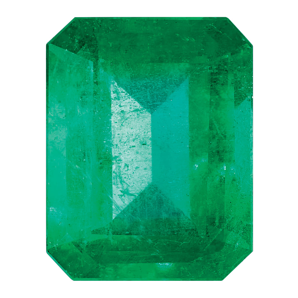 9x7mm Emerald Cut Natural Emerald - AA Quality - Sophia Jewelers