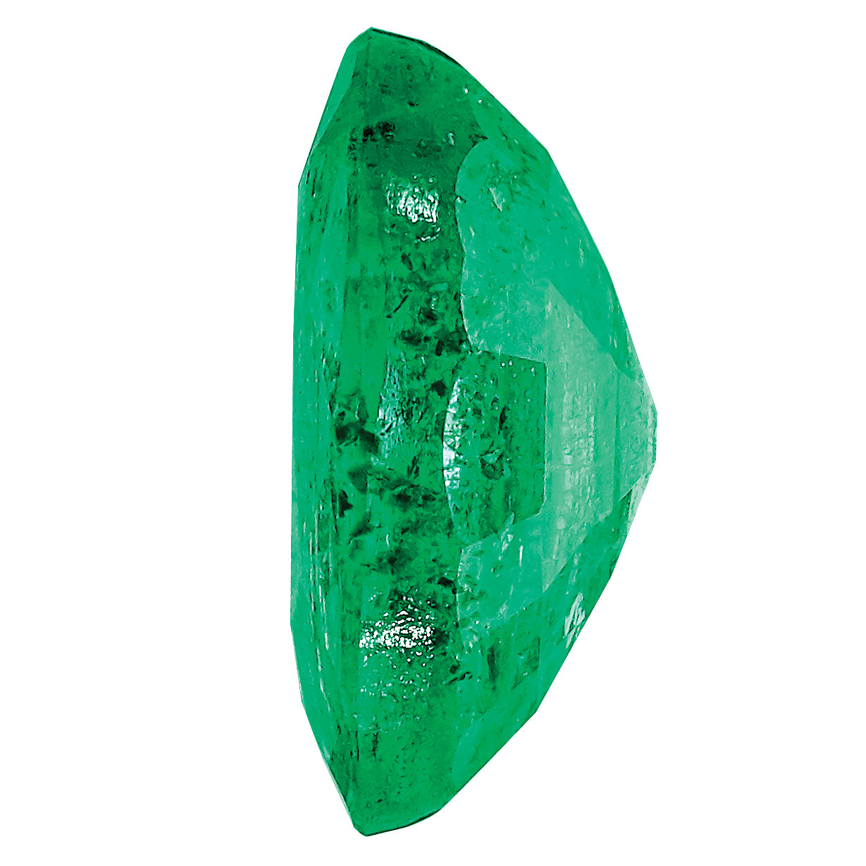 5x4mm Oval Faceted Natural Emerald - A Quality - Sophia Jewelers
