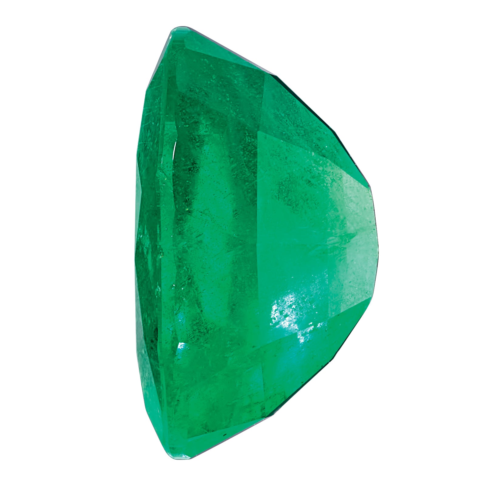 9x7mm Oval Faceted Natural Emerald - AA Quality Secondary image